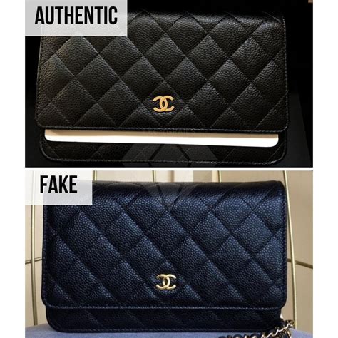 chanel wallet on chain inside fake|authentic Chanel counterfeit.